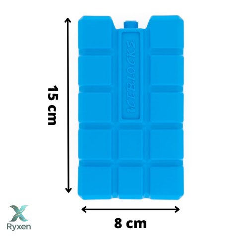 Wkład mrożący 240 ml, zestaw 2 szt. do lodówki turystycznej, nietoksyczne tworzywo, 8x15 cm Kamai COOLBOX