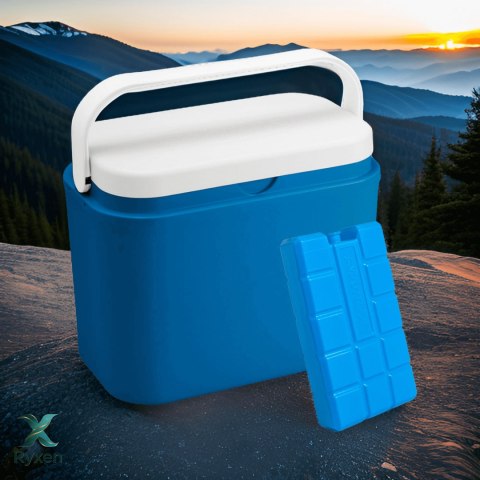 Wkład mrożący 400 ml zestaw 1 szt. do lodówki turystycznej, niebieski, 16x9,3x3,2 cm Kamai COOLBOX