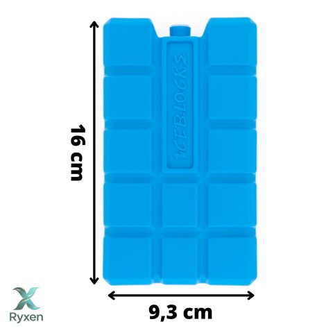 Wkład mrożący 400 ml zestaw 1 szt. do lodówki turystycznej, niebieski, 16x9,3x3,2 cm Kamai COOLBOX
