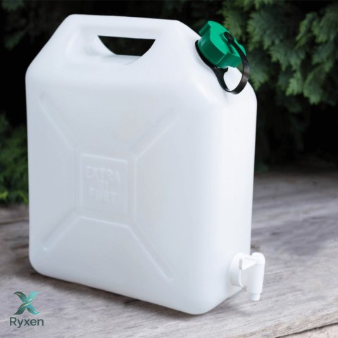 Kanister na wodę z kranikiem, twarde tworzywo z atestem spożywczym, 20L Kamai SMARTCAN
