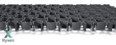 Kratka trawnikowa - parkingowa 50x50cm CZARNA Gardenplast
