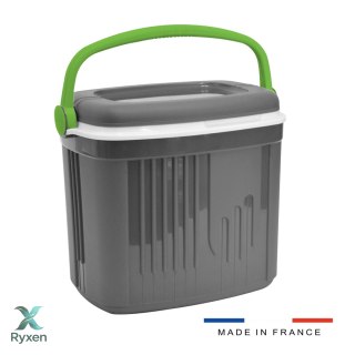 Lodówka turystyczna 32 L na wkłady mrożące, szara, do transportu żywności i napojów, wymiary 40,5x47,5x32,5 cm Kamai COOLBOX