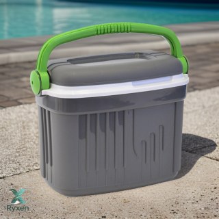 Lodówka turystyczna 8 L na wkłady mrożące, szara, 36x21x28 cm Kamai COOLBOX