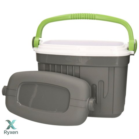 Lodówka turystyczna 8 L na wkłady mrożące, szara, 36x21x28 cm Kamai COOLBOX