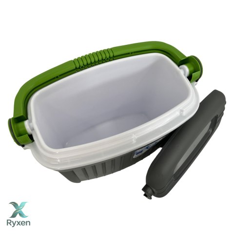 Lodówka turystyczna 8 L na wkłady mrożące, szara, 36x21x28 cm Kamai COOLBOX