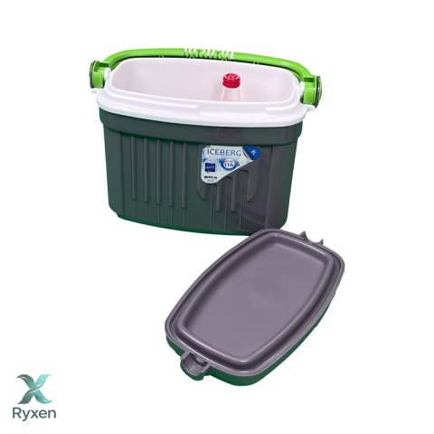 Lodówka turystyczna 8 L na wkłady mrożące, szara, 36x21x28 cm Kamai COOLBOX