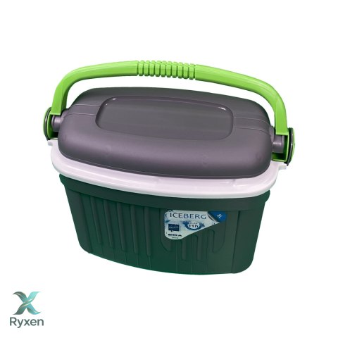 Lodówka turystyczna 8 L na wkłady mrożące, szara, 36x21x28 cm Kamai COOLBOX