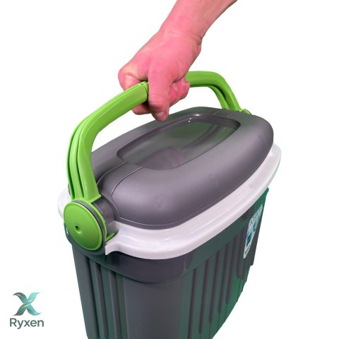Lodówka turystyczna 8 L na wkłady mrożące, szara, 36x21x28 cm Kamai COOLBOX
