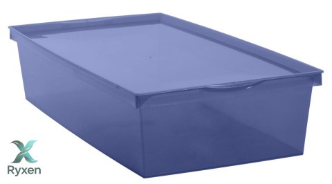 Pojemnik plastikowy 18L CRYSTALINE z pokrywą TRANSPARENTNY Kamai EDA