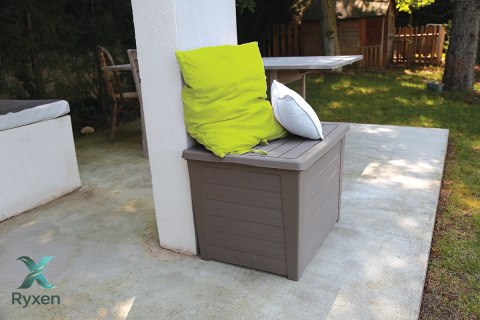 Skrzynia ogrodowa 250L TAUPE Kamai EDA