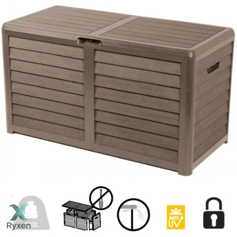 Skrzynia ogrodowa 420L TAUPE Kamai EDA