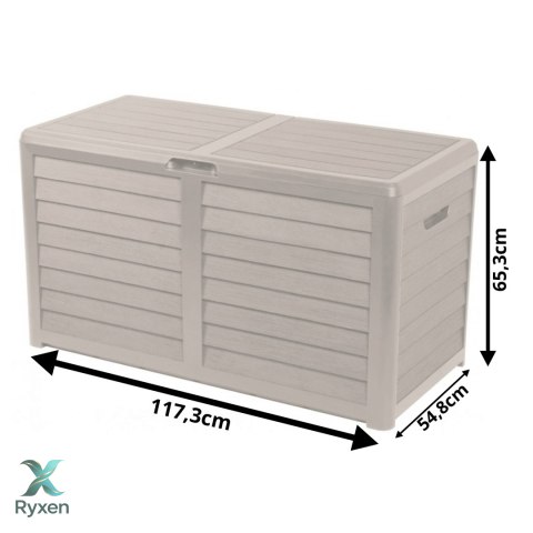Skrzynia ogrodowa 420L TAUPE Kamai EDA