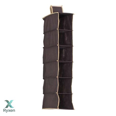 Organizer 6-częściowy 15x30x84cm wiszący do szafy BRĄZ Aroma Smak