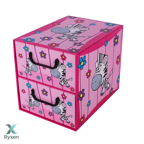 Pudełko kartonowe 2 szuflady pionowe SAWANNA ZEBRA Aroma Smak