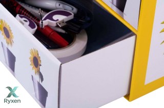 Pudełko kartonowe 2 szuflady poziome DONICZKI SŁONECZNIK Aroma Smak