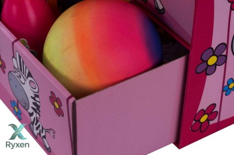 Pudełko kartonowe 2 szuflady poziome SAWANNA ZEBRA MissSpace