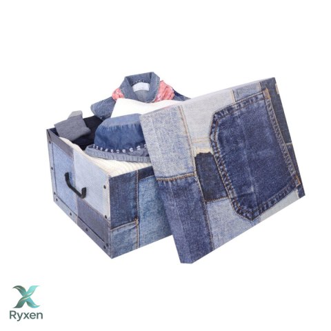Pudełko kartonowe MAXI PATCHWORK JEANS MissSpace