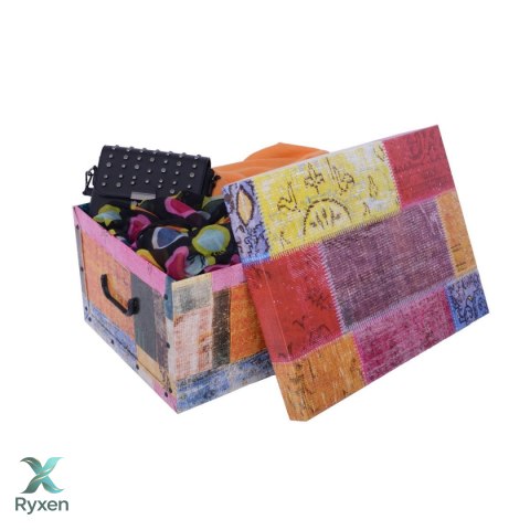 Pudełko kartonowe MAXI PATCHWORK VINTAGE MissSpace