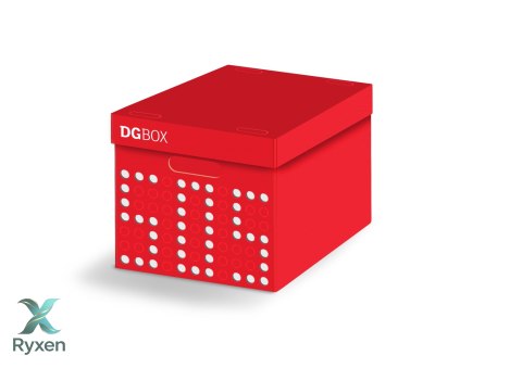 Pudełko kartonowe personalizowane DGBOX CZERWONE Lavatelli