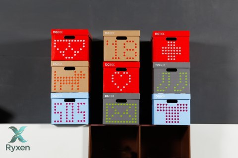 Pudełko kartonowe personalizowane DGBOX SZARE Lavatelli