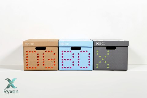Pudełko kartonowe personalizowane DGBOX SZARE Lavatelli