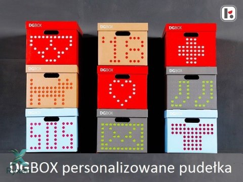 Pudełko kartonowe personalizowane DGBOX SZARE Lavatelli