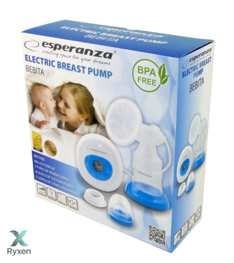 ECM001B Esperanza laktator elektryczny bebita niebieski Esperanza