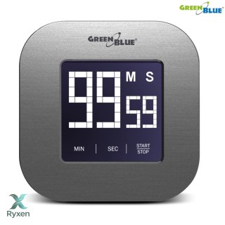 GB524 46005 Cyfrowy timer stoper minutnik magnetyczny z dotykowym ekranem GreenBlue