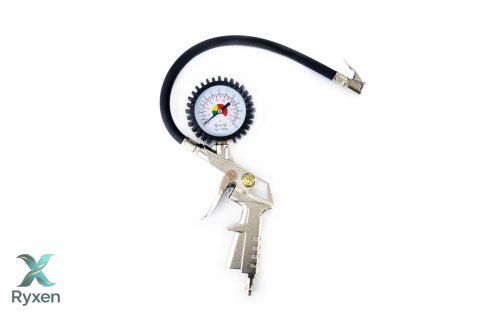 Pistolet do pompowania z manometrem 12 bar amio-01279 AMiO