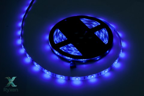 Sznur diodowy 5m Rebel RGB(150x5050 SMD), wodoodporny -- białe PCB Rebel