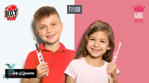 Soniczna szczoteczka do zębów Teesa Sonic Junior Girl Teesa