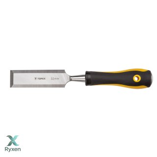 Dłuto 32 mm, dwumateriałowy uchwyt, CrV TOPEX