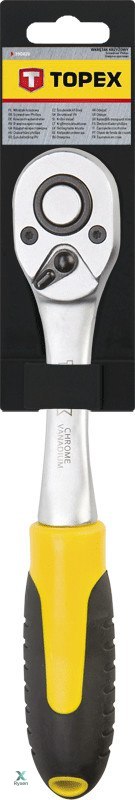 Grzechotka odgięta 1/2", 255 mm TOPEX