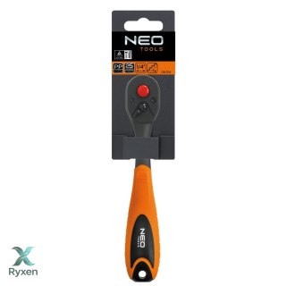 Grzechotka odgięta 1/4", 150 mm NEO TOOLS