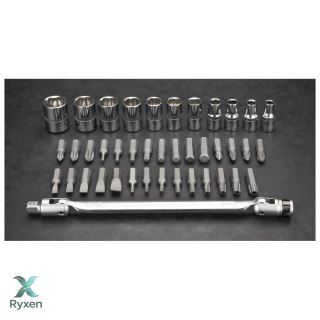 Klucze nasadowe 1/4", zestaw 41szt NEO TOOLS