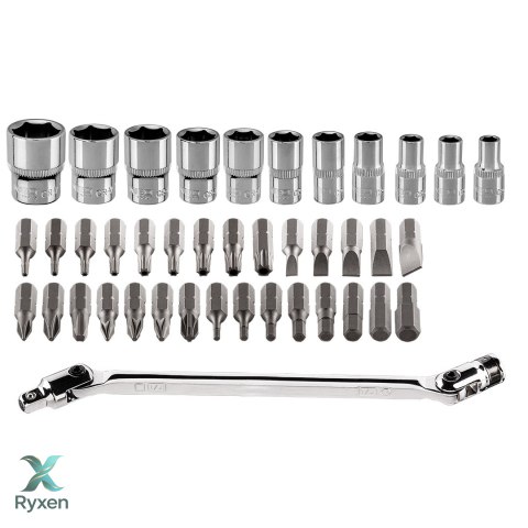 Klucze nasadowe 1/4", zestaw 41szt NEO TOOLS