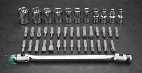 Klucze nasadowe 1/4", zestaw 41szt NEO TOOLS