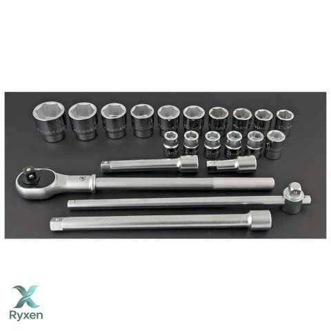Klucze nasadowe 3/4", zestaw 21 szt. NEO TOOLS