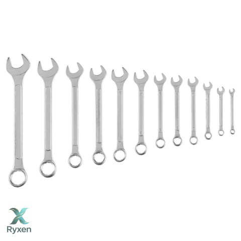 Klucze płasko-oczkowe 6-22 mm, zestaw 12 szt. Top Tools