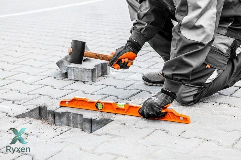 Młotek gumowy 65 mm, 425 g, trzonek hikorowy NEO TOOLS