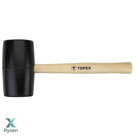 Młotek gumowy 72 mm, 900 g, trzonek drewniany TOPEX