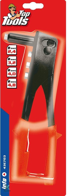 Nitownica do nitów aluminiowych 2.4/3.2/4.0/4.8 mm Top Tools