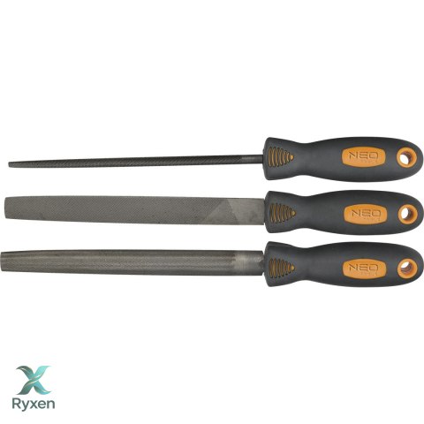 Pilniki do metalu, zestaw 3 szt. NEO TOOLS