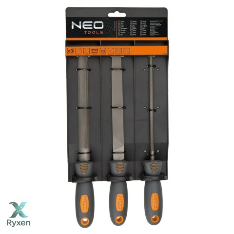 Pilniki do metalu, zestaw 3 szt. NEO TOOLS