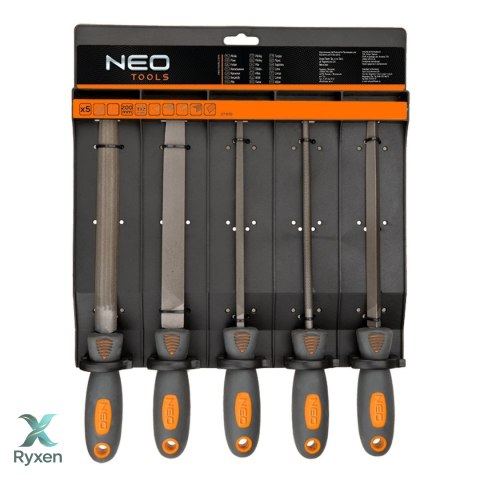 Pilniki do metalu, zestaw 5 szt. NEO TOOLS