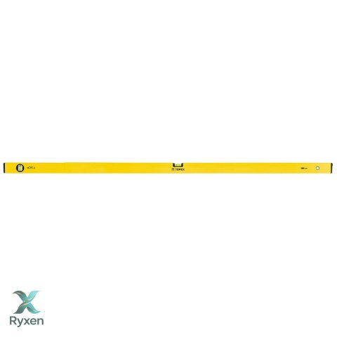 Poziomnica aluminiowa typ 500, 150 cm, 2 libelle TOPEX