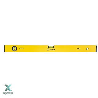 Poziomnica aluminiowa typ 500, 60 cm, 2 libelle TOPEX