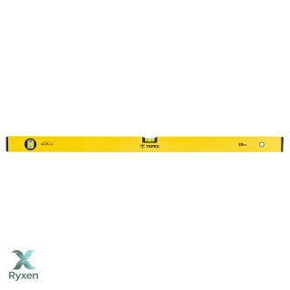 Poziomnica aluminiowa typ 500, 80 cm, 2 libelle TOPEX