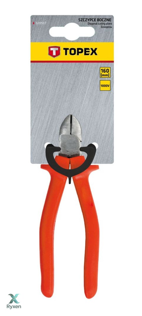 Szczypce boczne 160 mm, 1000V TOPEX