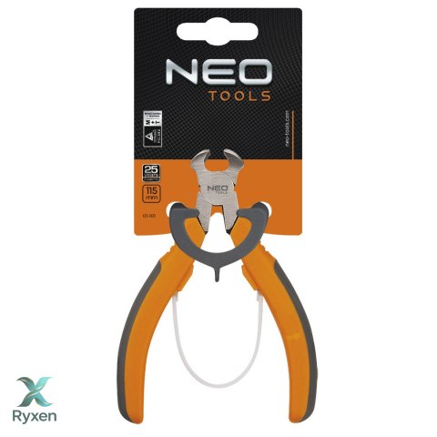 Szczypce precyzyjne czołowe 115 mm NEO TOOLS